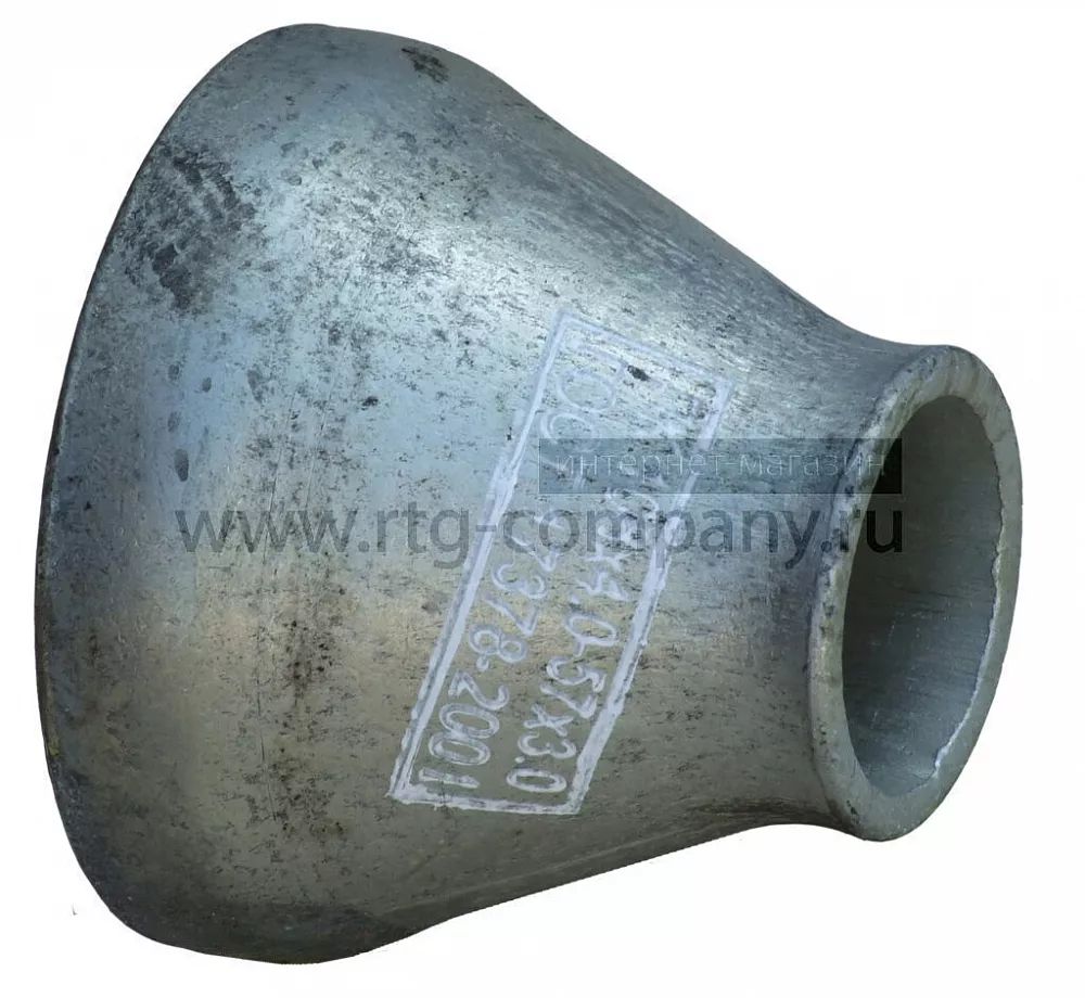 Переход стальной оцинкованный d 076*4х45*3 (ГОСТ 17378-2001)